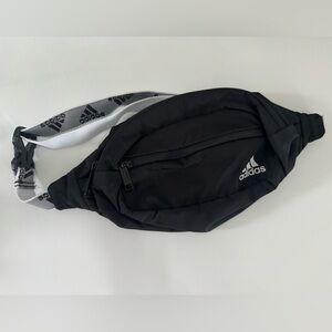 Adidas Black & White Belt Bag/Fanny Pack